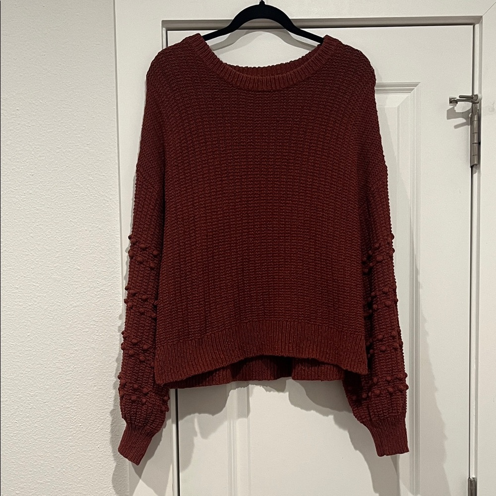 Madewell Red Crew Neck Sweater